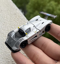 Load image into Gallery viewer, YS 1:64 Silver C9 #63 Racing Sports Model Diecast Metal Car New Collection