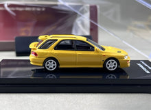 Load image into Gallery viewer, MH 1:64 Yellow Impreza WRX STI Wagon VI Sports Model Diecast Metal Car New Collection