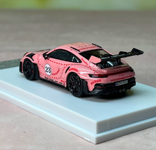 Load image into Gallery viewer, SOLO 1:64 Pink 2021 911 GT3 RS 992 #23 Sports Model Diecast Metal Car