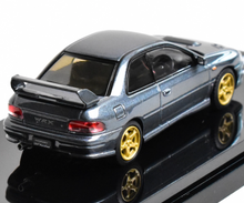Load image into Gallery viewer, HobbyJapan 1:64 Gray Impreza GC8 WRX STI Sports Model Diecast Metal Car New Collection