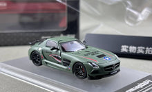 Load image into Gallery viewer, FW 1:64 Green Shark SLS BS Coupe Sports Open Model Diecast Metal Car New Collection
