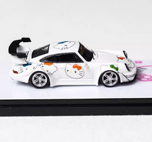 Load image into Gallery viewer, 1:64 Luminous White RWB 964 Cartoon Classic Sports Model Diecast Metal Car BN
