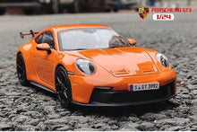 Load image into Gallery viewer, Bburago 1:24 2022 Orange 911 GT3 Racing Sports Model Toy Diecast Metal Car BN