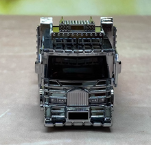 Load image into Gallery viewer, MT 1:64 Silver Dekotora Flatbed Tow Truck Sports VIP Model Diecast Metal Car