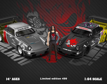 Load image into Gallery viewer, MS 1:64 RWB 964 GT SAMURAI 2077 Figure Sports Model Diecast Metal Car New Collection