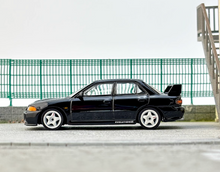 Load image into Gallery viewer, Tarmac 1:64 JDM Black Lancer GSR EVO III Sports Model Diecast Metal Car New Collection