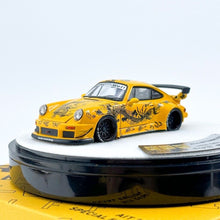 Load image into Gallery viewer, PGM 1:64 Yellow Dragon RWB 930 Classic Sports Model Diecast Metal Car New Collection
