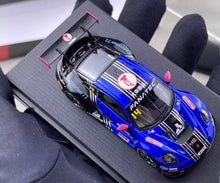 Load image into Gallery viewer, SR 1:64 Blue 911 GT3 R #14 Racing Sports Model Diecast Metal Car New Collection