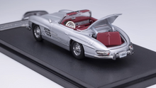Load image into Gallery viewer, GFCC 1:64 Silver Soft Top 1960 300SL Roadster Sports Model Diecast Metal Car