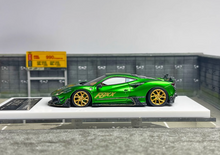 Load image into Gallery viewer, Fuelme 1:64 Green Mansory F8XX Racing Sports Model Diecast Resin Car BN