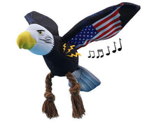 Load image into Gallery viewer, Dog Squeaky Toys Bird Eagle Chew Puppy Fluffy Rope Toy Durable Teeth Grindin PET