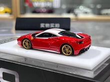 Load image into Gallery viewer, 1:64 CL Red 488 GTB White Hard Top 70th Sports Model Diecast Resin Car New Collection