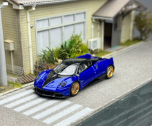 Load image into Gallery viewer, LCD 1:64 Blue Huayra Roadster Convertible Sports Model Diecast Metal Car New Collection