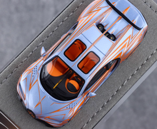 Load image into Gallery viewer, HH 1:64 Blue Orange Chiron Super Sports 300+ Model Diecast Resin Car BN