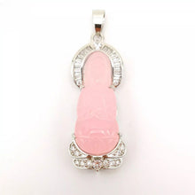 Load image into Gallery viewer, Nature Jade Guanyin Pendant Necklace Gift Jewelry charm Blessing Fortune New jj