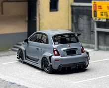 Load image into Gallery viewer, MINIGT 1:64 Gray Abarth 595 LB Works ABAS Sports Model Diecast Metal Car New Collection