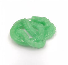 Load image into Gallery viewer, Nature Jade Dragon Pendant Necklace Gift Jewelry charm Blessing Lucky Green