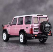 Load image into Gallery viewer, GCD 1:64 Pink Land Cruiser LC70 J76 ORV SUV Model Diecast Metal Car New Collection