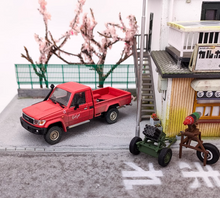 Load image into Gallery viewer, HF 1:64 Red Military LC79 J70 Single Cab Pickup Model Diecast Metal Car New