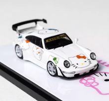 Load image into Gallery viewer, 1:64 Luminous White RWB 964 Cartoon Classic Sports Model Diecast Metal Car BN