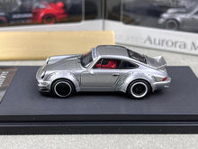 Load image into Gallery viewer, AM 1:64 Silver RWB 964 Racing Sports Widebody Diecast Model Metal Car New