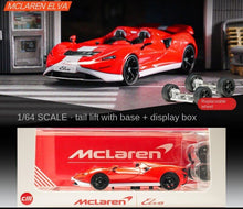 Load image into Gallery viewer, CM 1:64 Orange Elva Super Racing Sports Model Toy Diecast Metal Car Box