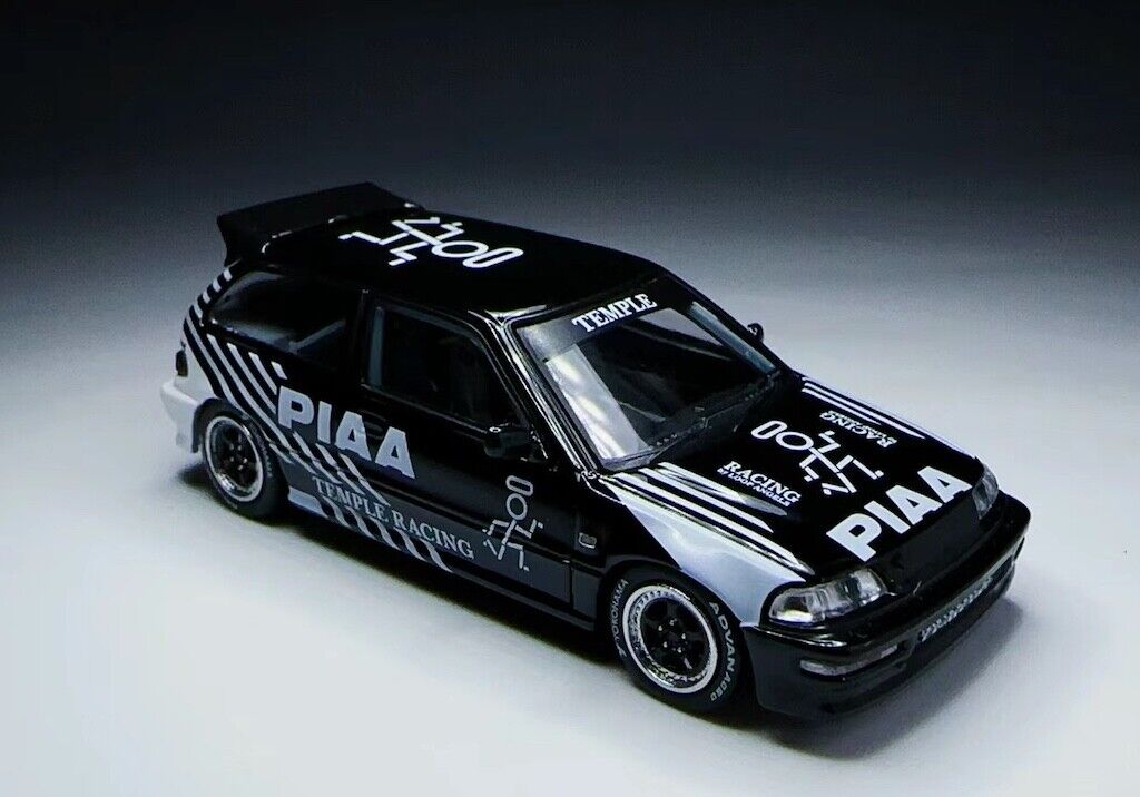 Inno 1:64 JDM Civic EF9 Temple Piaa Racing Sports Model Diecast