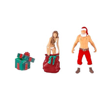 Load image into Gallery viewer, 1:64 Painted Figure Mini Model Miniature Resin Diorama Christmas Santa Girl Gift