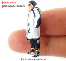 Load image into Gallery viewer, 1:64 Painted Figure Mini Model Miniature Resin Diorama Toy Anime Harajuku People