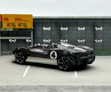Load image into Gallery viewer, LCD 1:64 Black Carbon #4 Elva Convertible Sports Model Diecast Metal Car New Collection