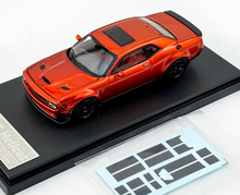 Load image into Gallery viewer, SH 1:64 Metal Orange SRT Hellcat Muscle Sports Model Diecast Metal Car New Collection