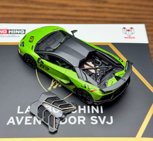 Load image into Gallery viewer, HH 1:64 Green Aventador SVJ LP770-4 Racing Sports Model Diecast Metal Car New Collection
