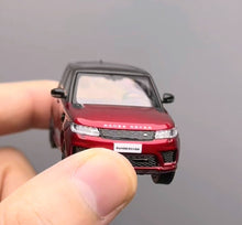 Load image into Gallery viewer, WHELART 1:64 2018 Red Range Rover Sports SUV Model Diecast Metal Car New Collection