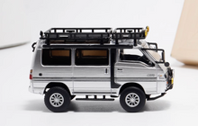 Load image into Gallery viewer, Autobots 1:64 Silver 4WD Delica L300 Camper Van Model Diecast Metal Car New Collecction
