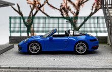Load image into Gallery viewer, MINIGT 1:64 Blue 911 Targa Convertible Sports Model Diecast Metal Car #610 New