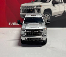Load image into Gallery viewer, SC 1:64 Silver Silverado Pickup Truck Sports Model Diecast Metal Car New Collection