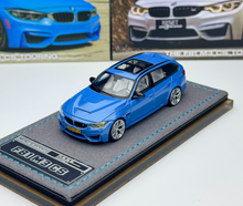 Load image into Gallery viewer, Mortal 1:64 Marina Blue F81 M3 CS Touring Sports Model Diecast Metal Car New Collection
