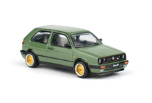 Load image into Gallery viewer, Poprace 1:64 Green Golf GTI MK2 Racing Sports Model Toy Diecast Metal Car New Collection