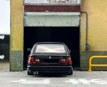 Load image into Gallery viewer, Mortal 1:64 Black E34 Touring Wagon VIP Sports Model Diecast Metal Car New Collection