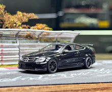 Load image into Gallery viewer, CG 1:64 Black C63 BS Coupe W204 Widebody Sports Model Diecast Metal Car New Collection