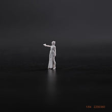 Load image into Gallery viewer, 1:64 Painted Unpainted Figure Model Miniature Resin Diorama Sand Chipao Lady Gun New