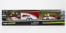 Load image into Gallery viewer, Maisto 1:64 1993 454 SS Pickup Trailer 1936 Chevy Haulers Model Metal Car