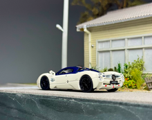 Load image into Gallery viewer, LCD 1:64 White Blue Carbon Utopia Sports Model Diecast Metal Car New Collection