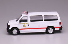 Load image into Gallery viewer, 1:64 596 Chicago Fire E350 Super Duty Wagon Van Model Diecast Metal Car New Collection