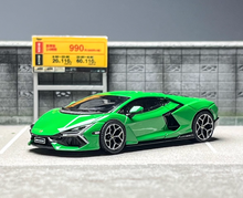 Load image into Gallery viewer, LCD 1:64 Green Revuelto Racing Sports Model Diecast Metal Car New Collection