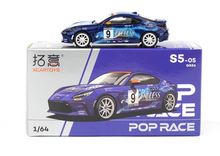 Load image into Gallery viewer, Poprace 1:64 JDM Blue GR86 Endless Coupe Sports Model Diecast Metal Car New