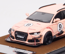 Load image into Gallery viewer, QD 1:64 Pink RS6 C7 DTM #9 Wagon Sports Model Diecast Resin Car New Collection