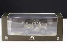 Load image into Gallery viewer, TM 1:64 Military Wellys MB Figure Model Diecast Metal Car New Collection