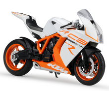Load image into Gallery viewer, WELLY 1:10 White KTM 1190 RC8 R Sports Racing Model Diecast Metal Motorcycle