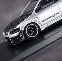Load image into Gallery viewer, IHCM 1:64 Silver Carbon Lancer EVO 9 IX GSR Sports Model Diecast Metal Car New Collection